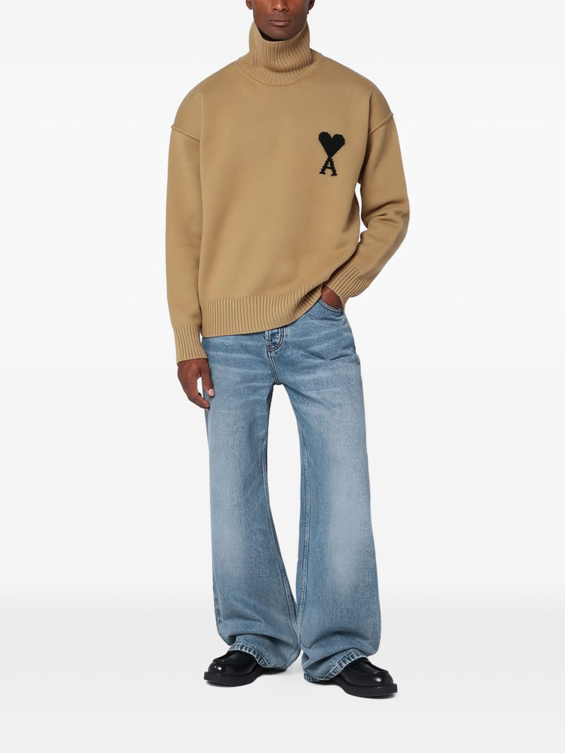 AMI Paris Ami de Coeur monogram sweater outlook