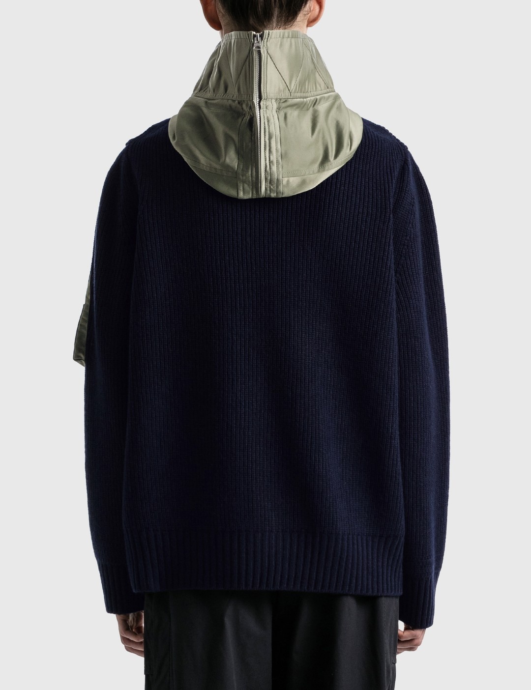 WOOL KNIT HOODIE - 6