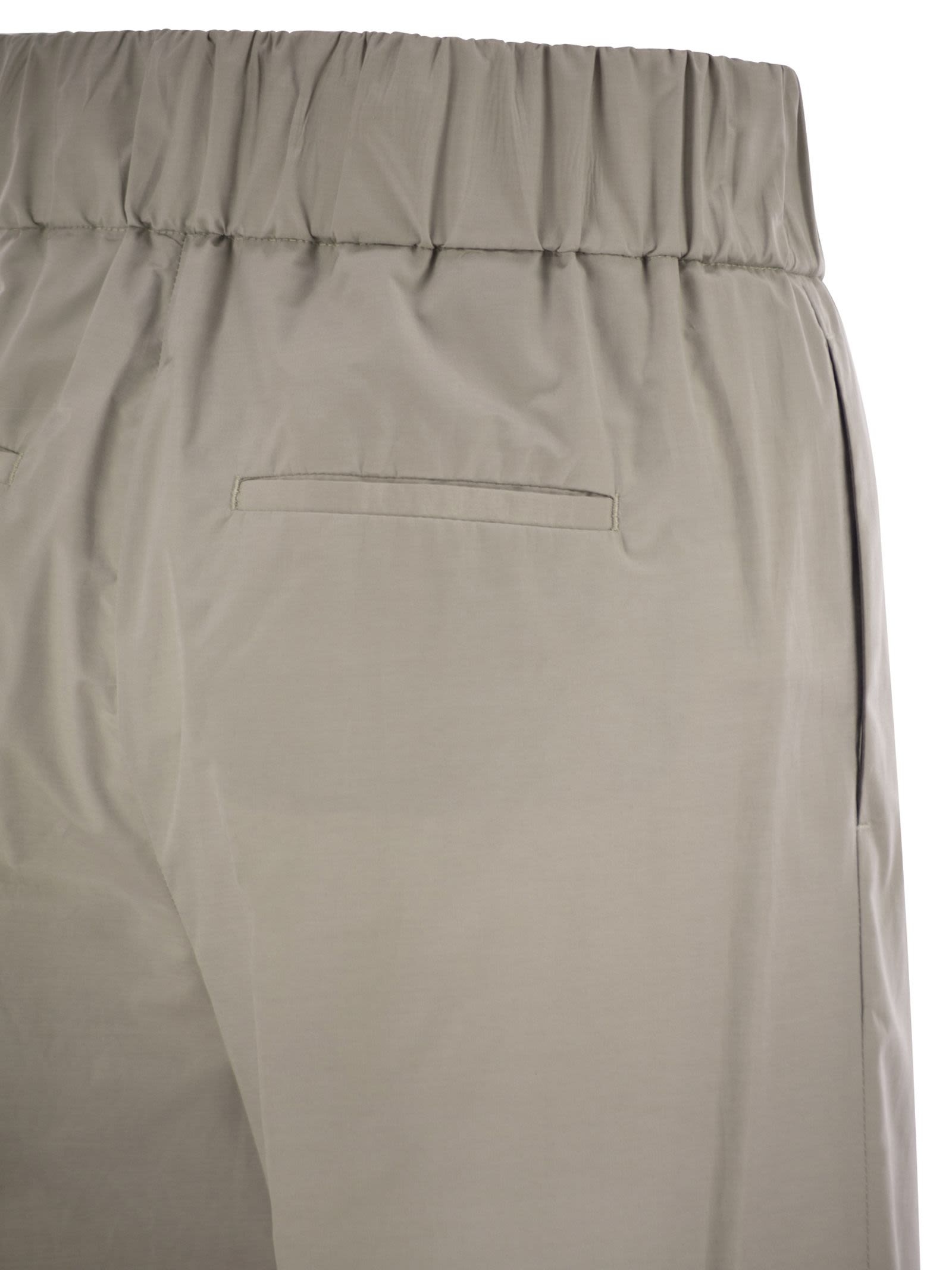 Peserico - Peserico Women Trousers In Lightweight Technical Cotton Canvas - 4