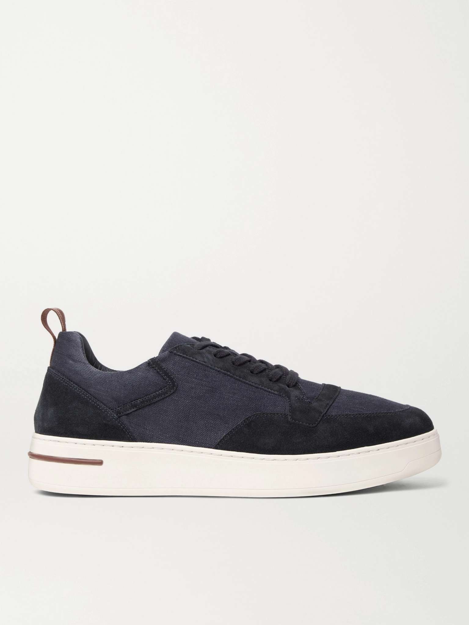 Newport Walk Suede and Mesh Sneakers - 1