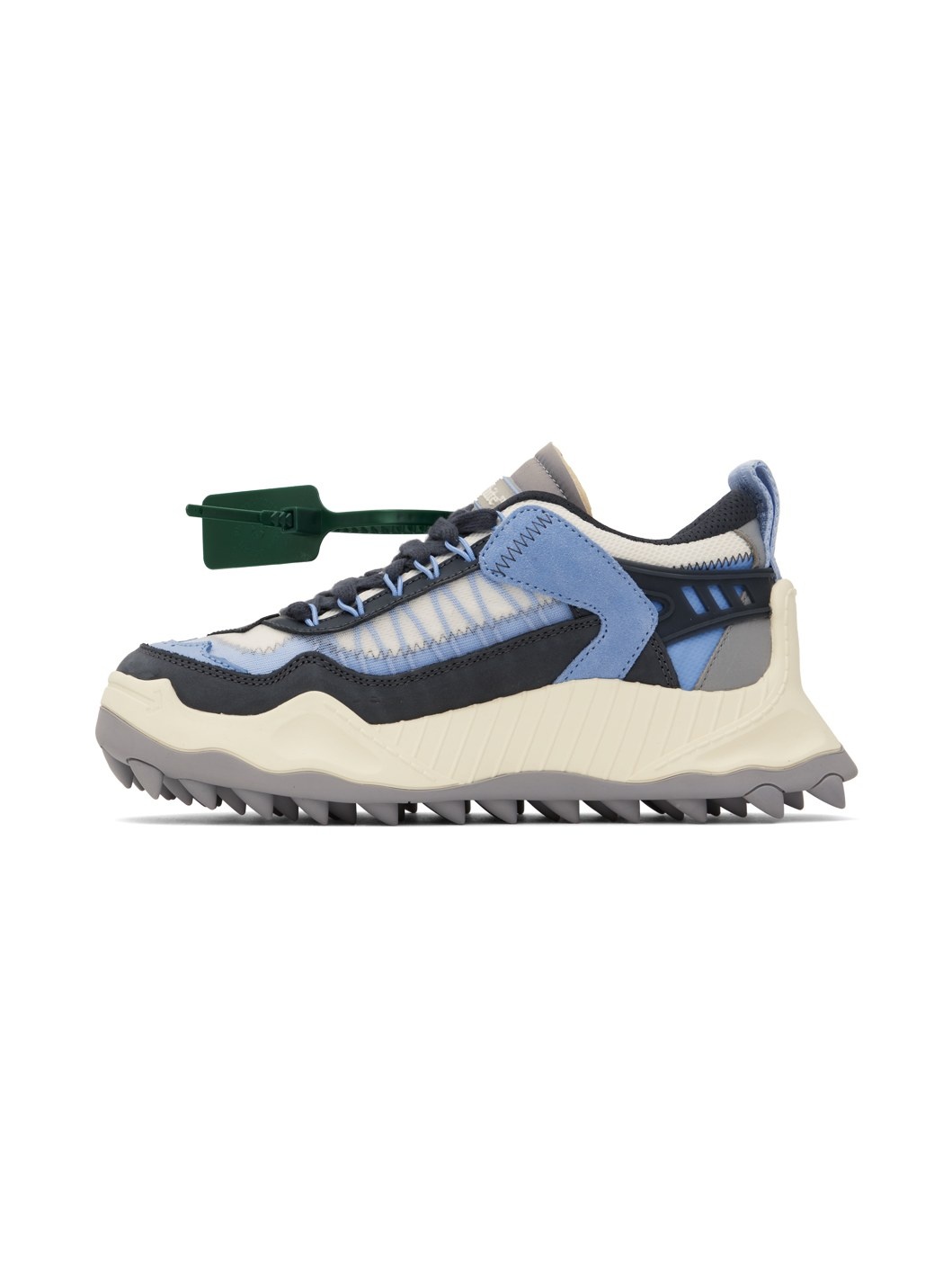 Blue & Gray Odsy 1000 Sneakers - 3