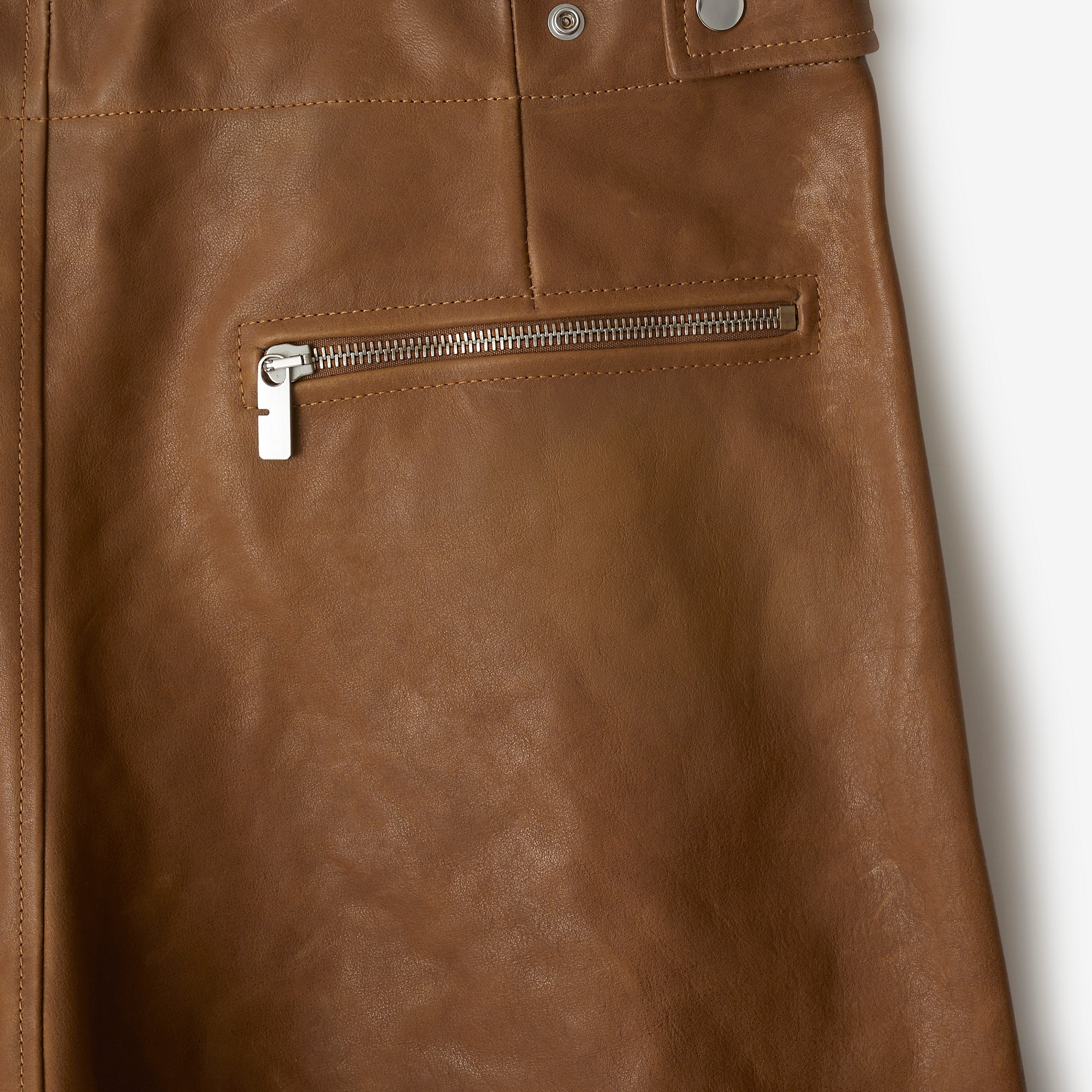 Leather Biker Trousers - 6