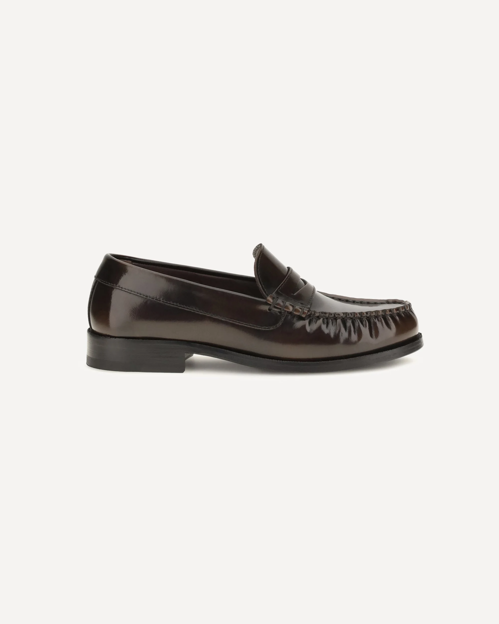 Rivet Vintage brushed leather Loafers - 1