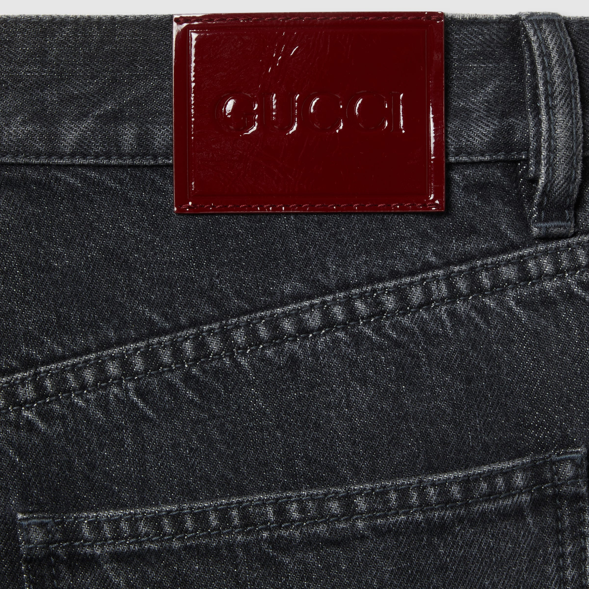 Wide leg denim pant - 7