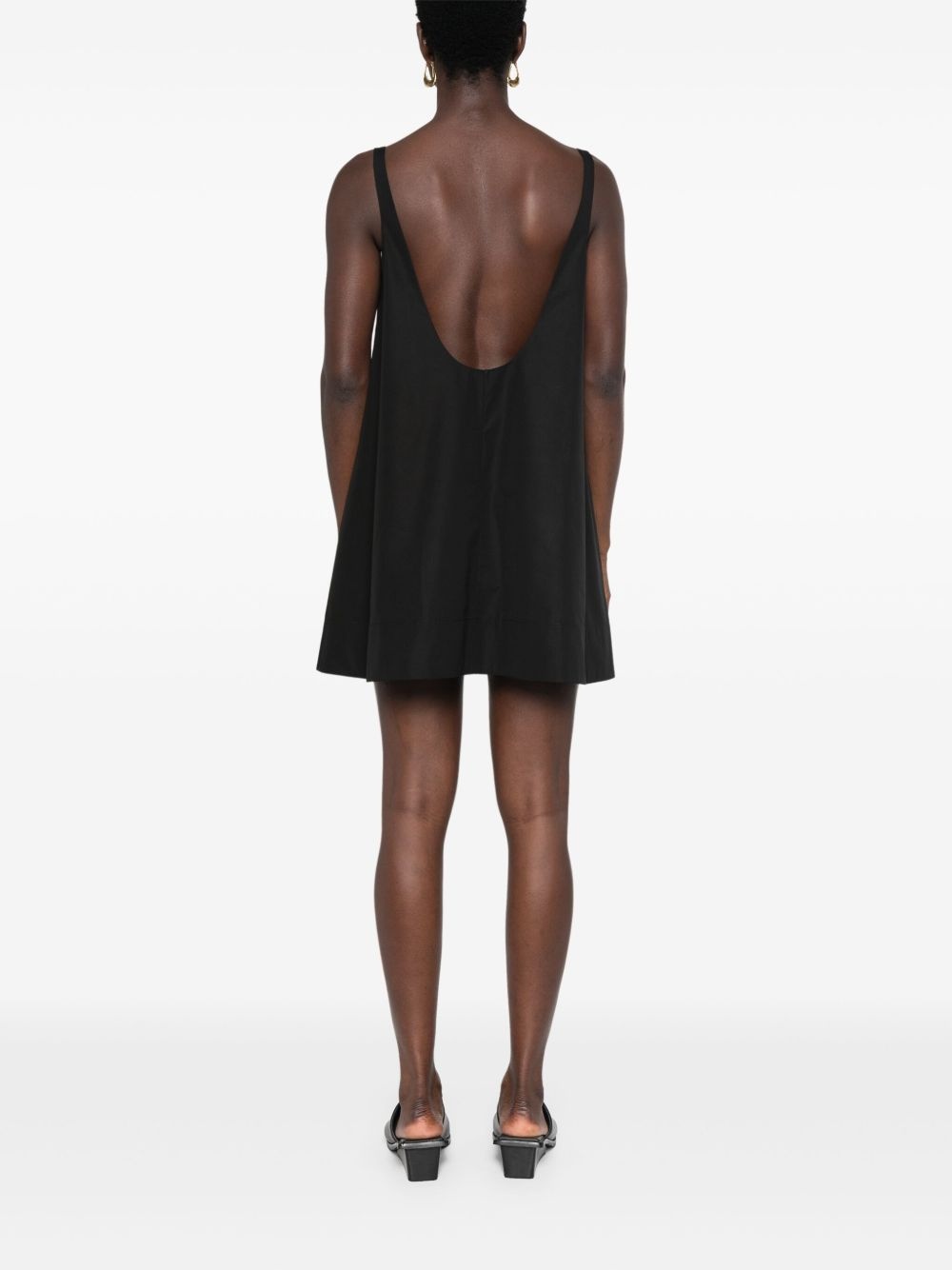 scoop-back mini dress - 4
