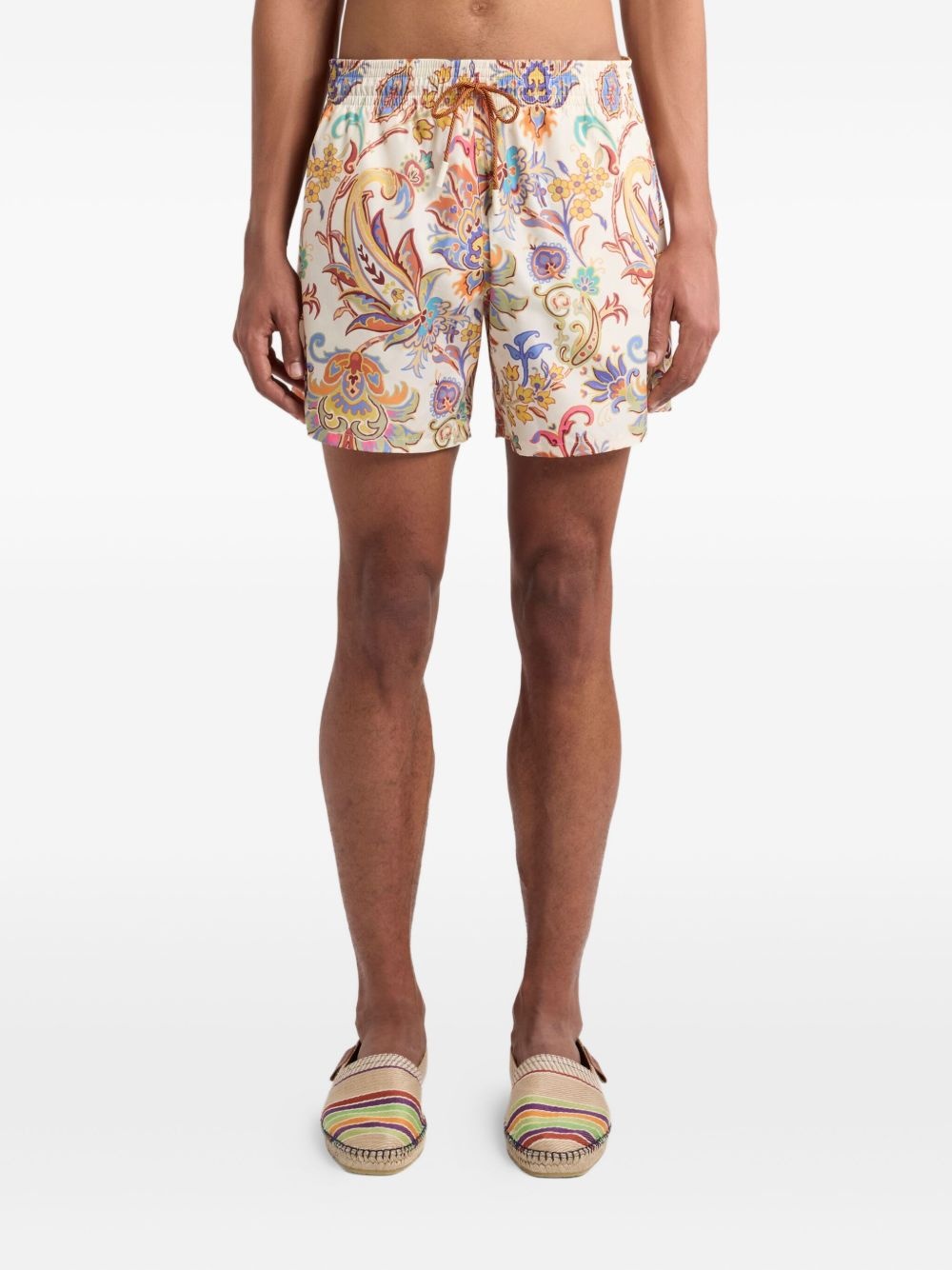 floral-print swim shorts - 3