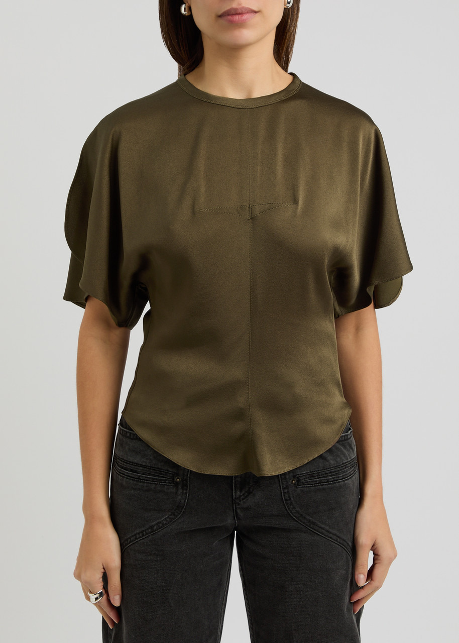 Isabel Marant Karlita Satin top - 2