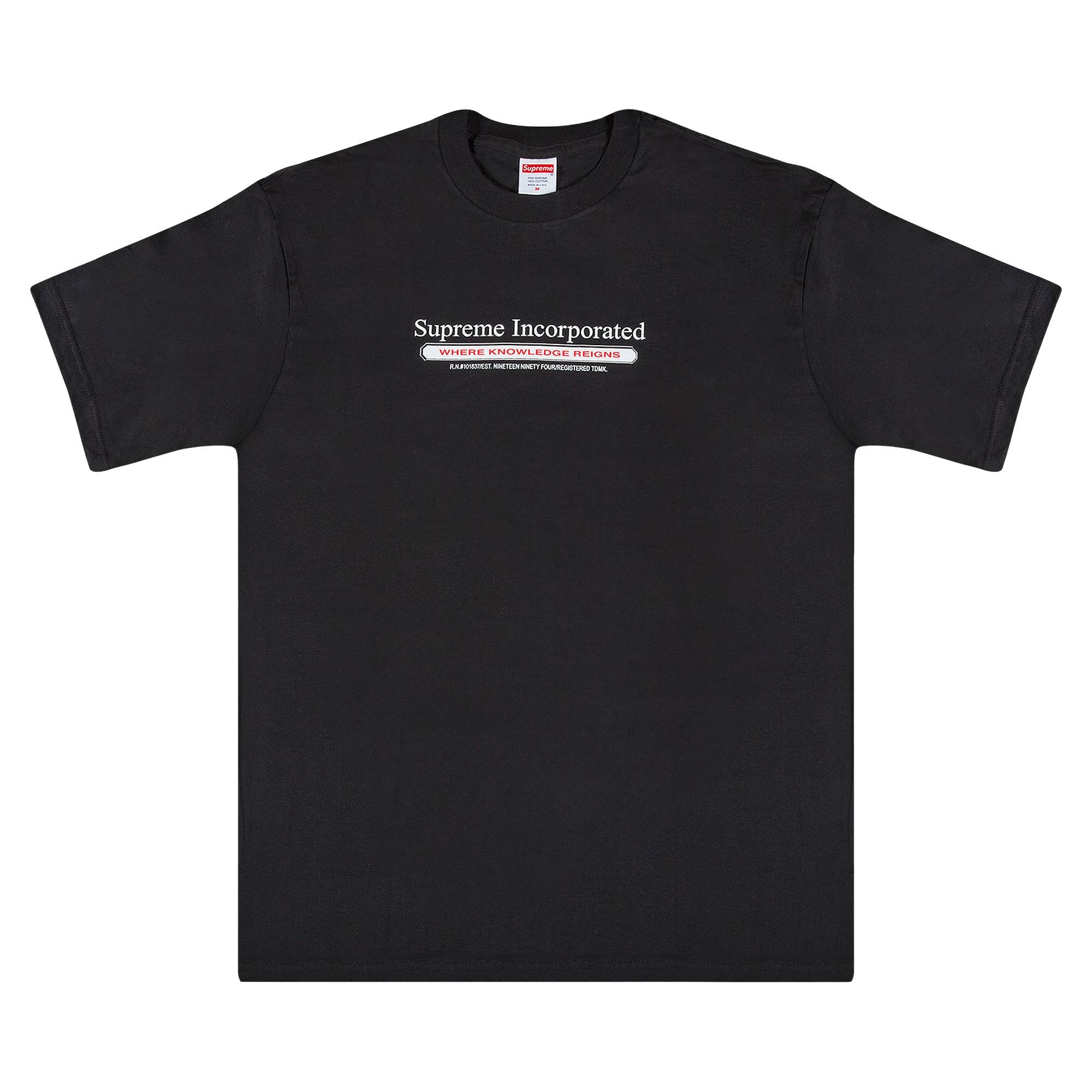Supreme Inc. T-Shirt 'Black' - 1