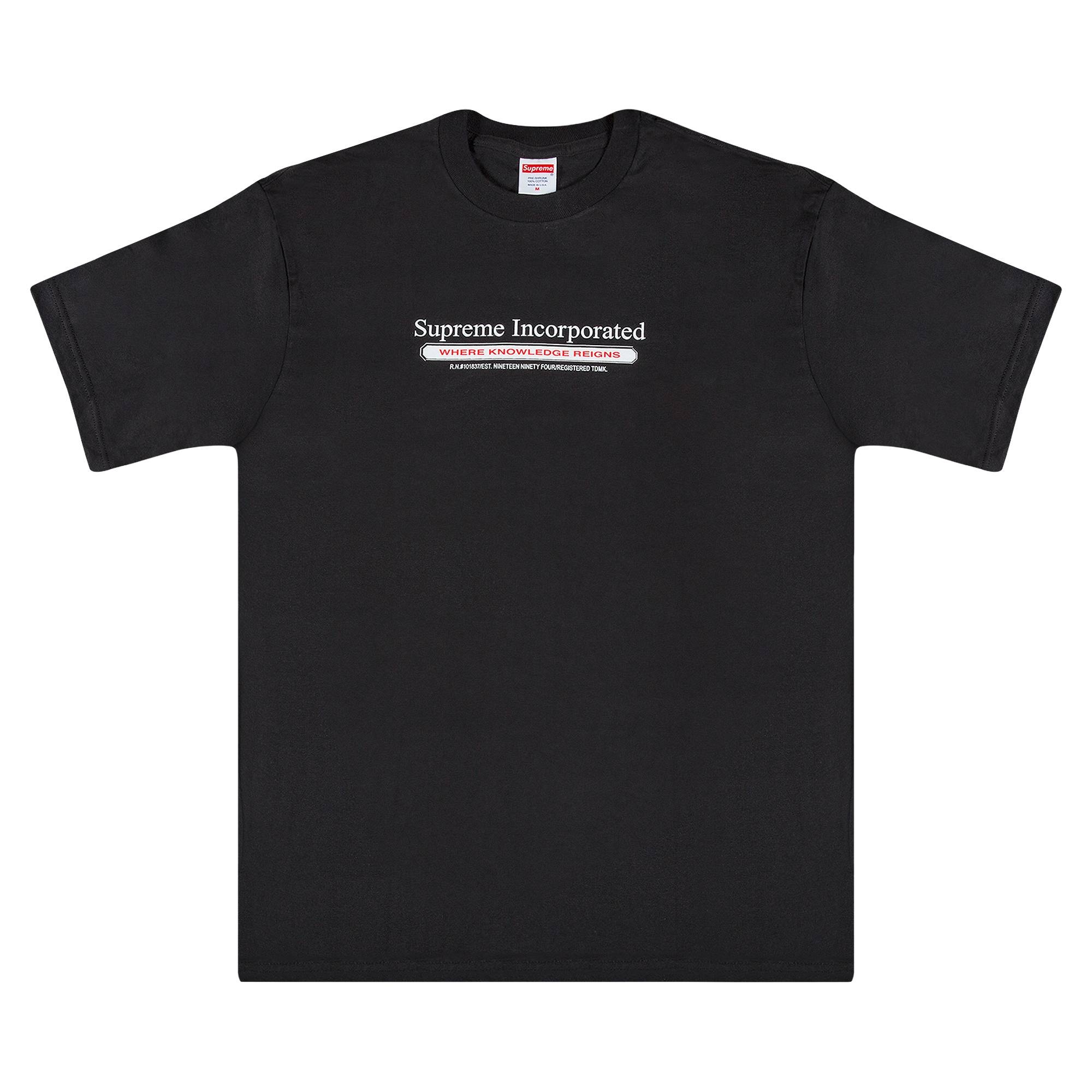 Supreme Inc. T-Shirt 'Black' - 1