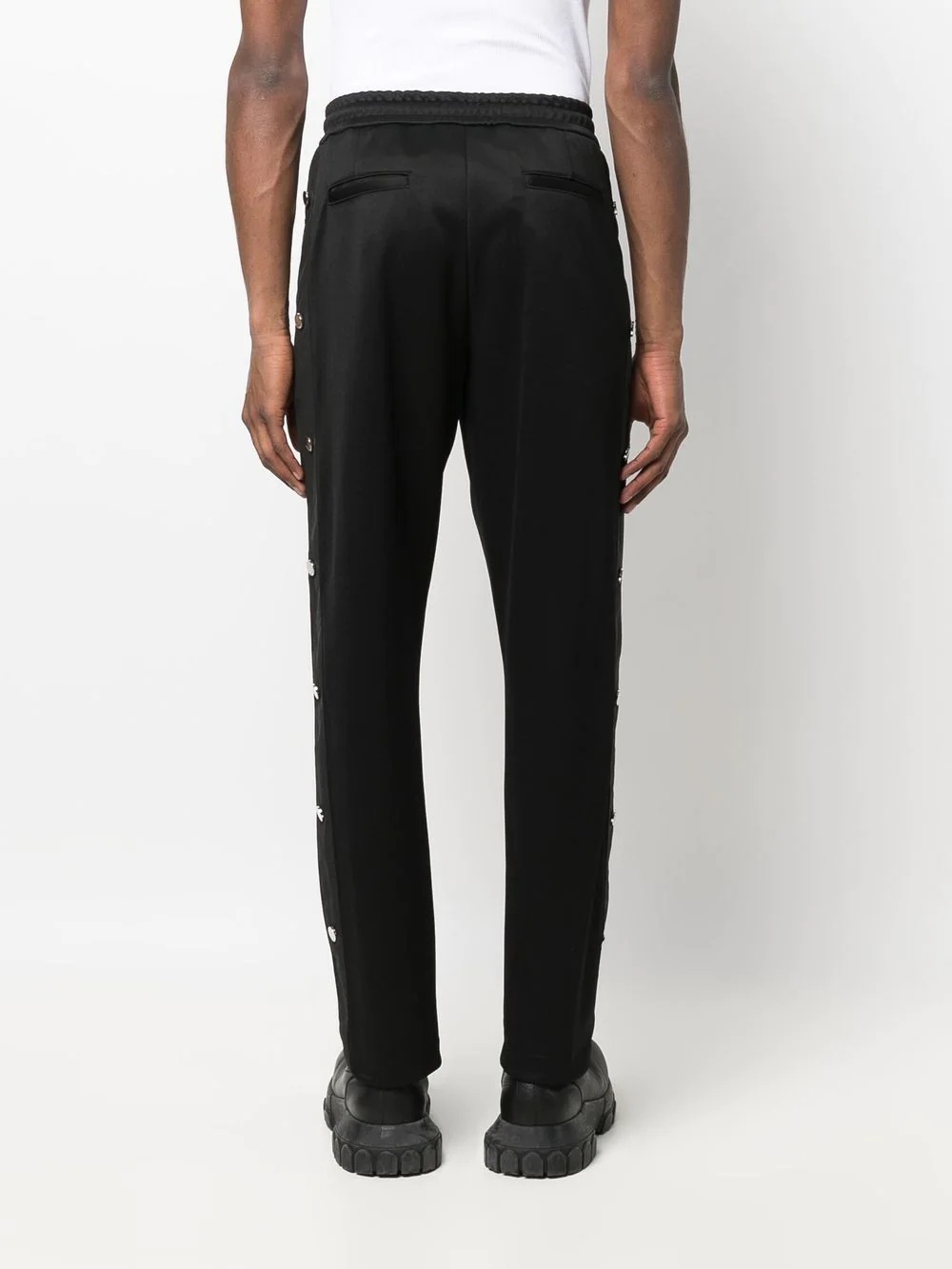 drawstring track pants - 4