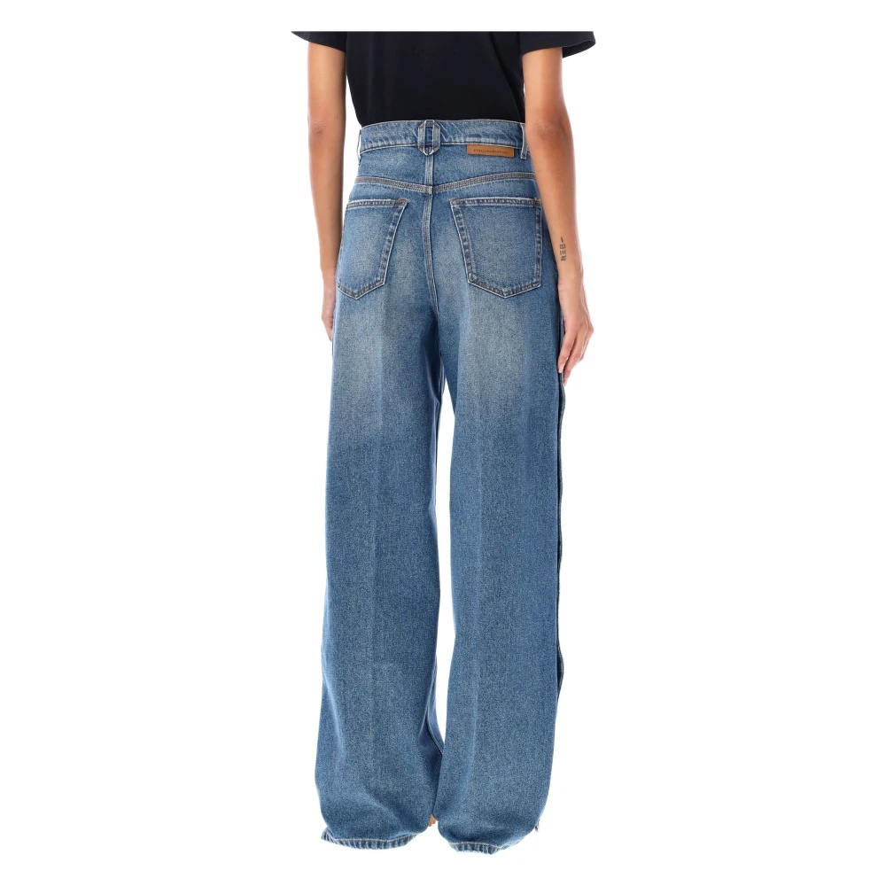 Stella McCartney VINTAGE BLUE WIDE-LEG JEANS | miinto