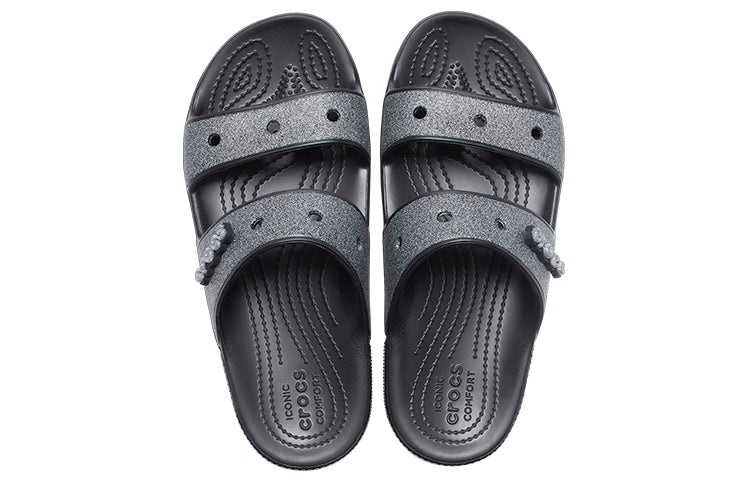 Crocs Classic Glitter II Sandal 'Black' 207769-001 - 6