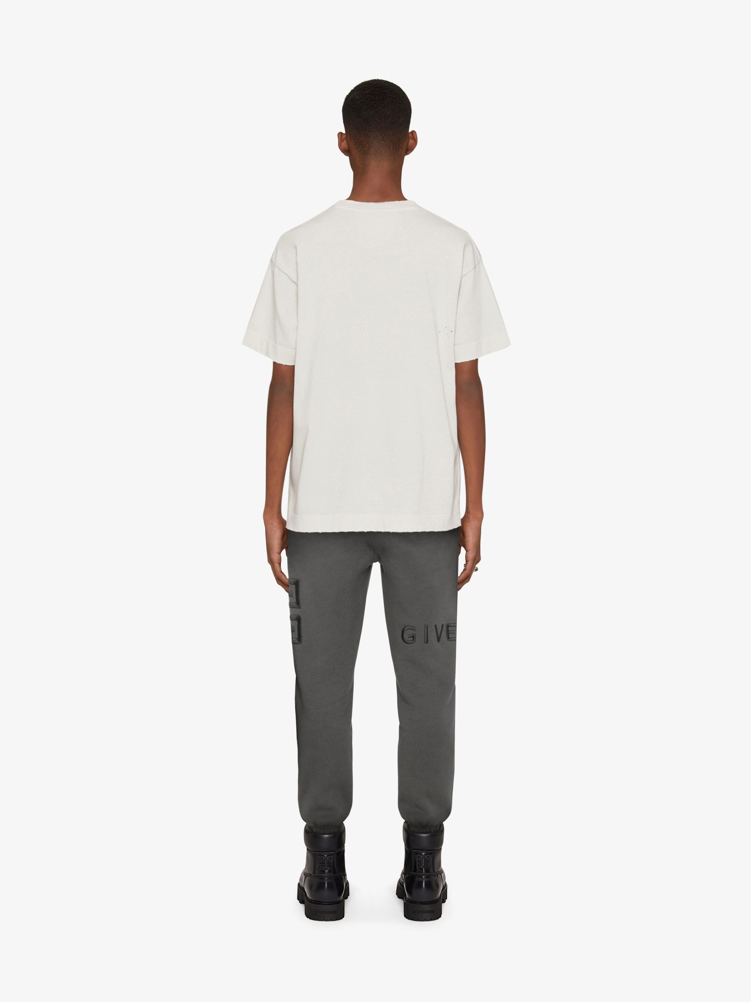 GIVENCHY 4G SLIM FIT JOGGER PANTS IN FLEECE - 4