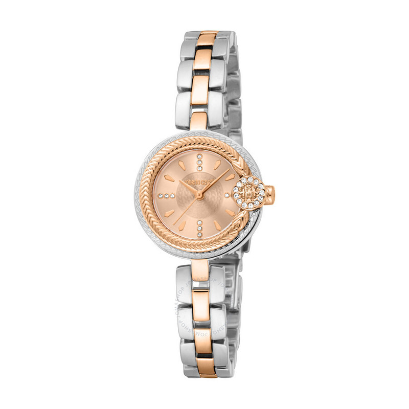 Roberto Cavalli Mini Rose Gold-tone Dial Ladies Watch RC5L096M0065 - 1