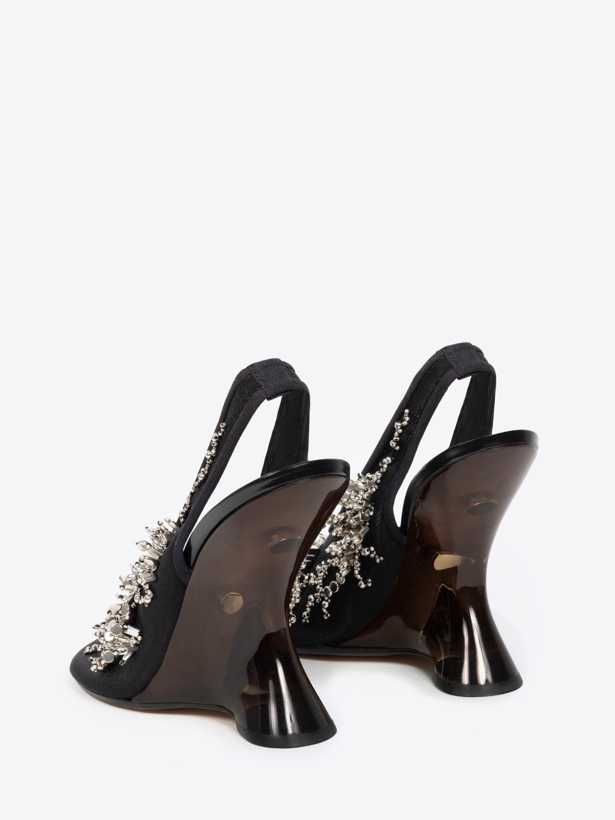 EMBELLISHED SLINGBACK PUMPS - 4