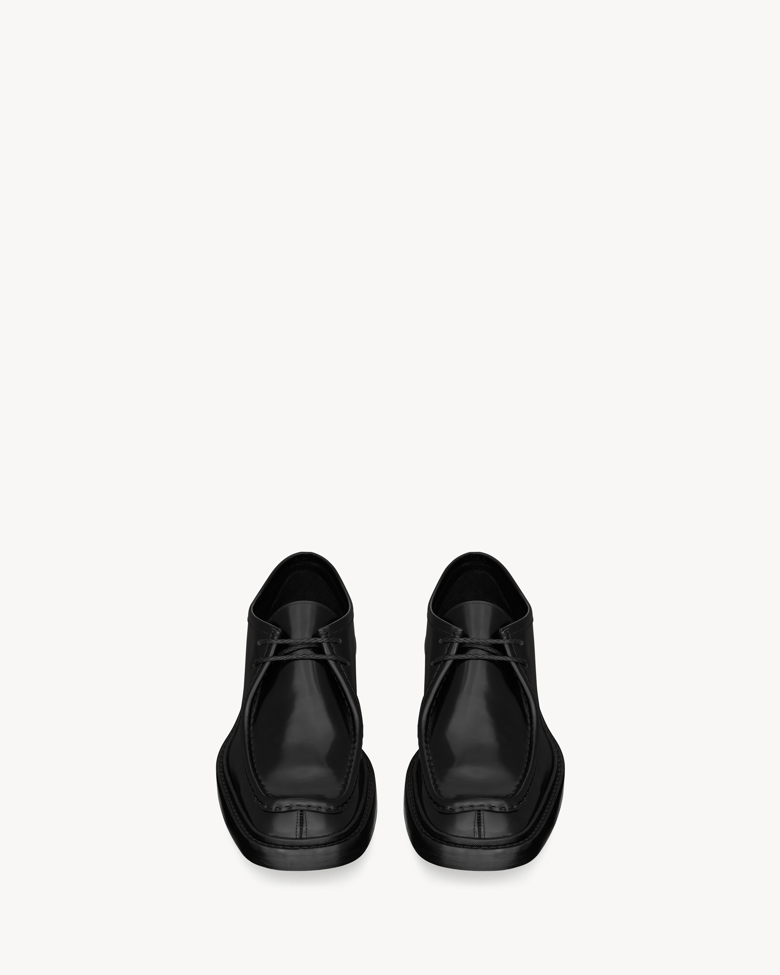 HARVEY DERBIES IN SMOOTH LEATHER - 2