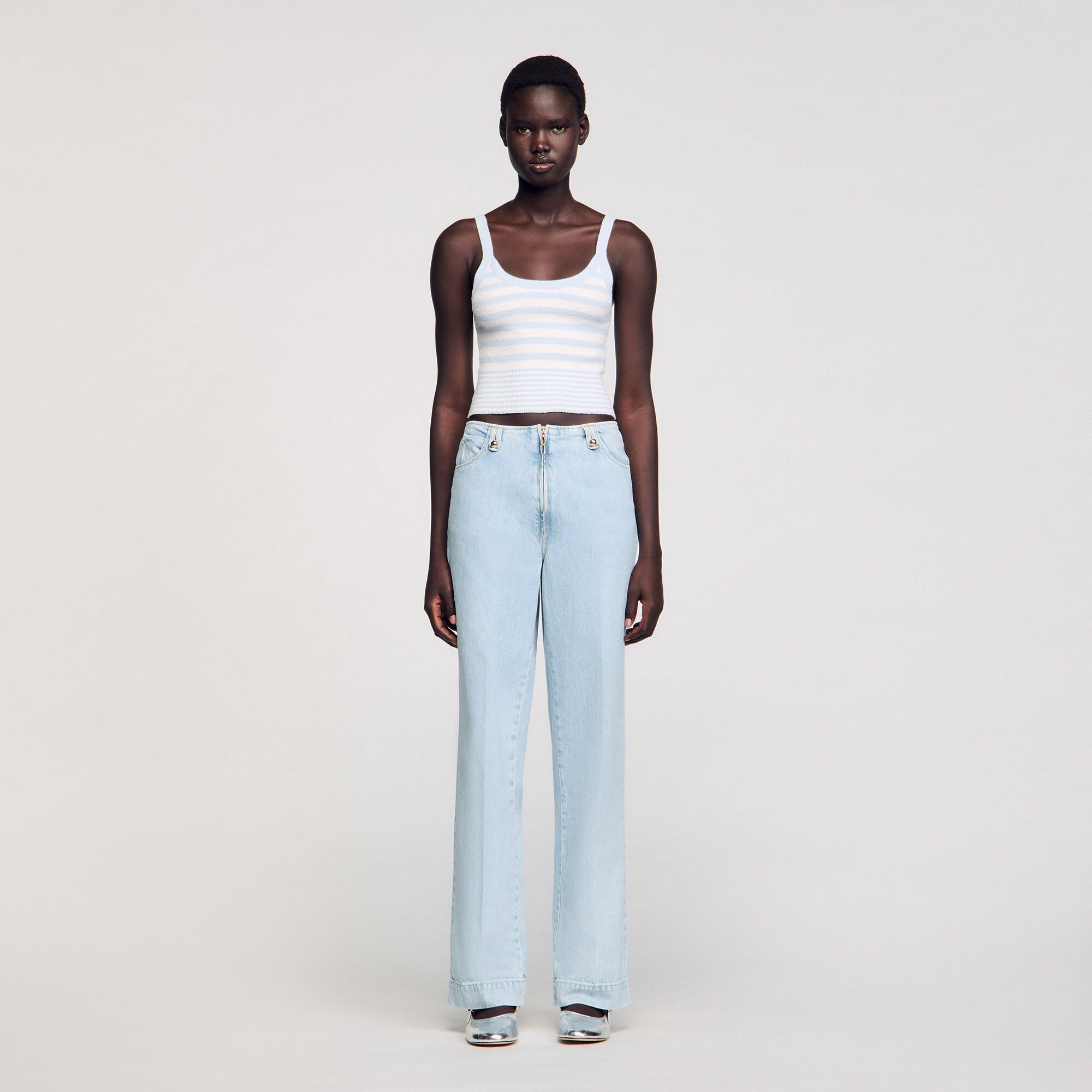 FADED WIDE-LEG JEANS - 3