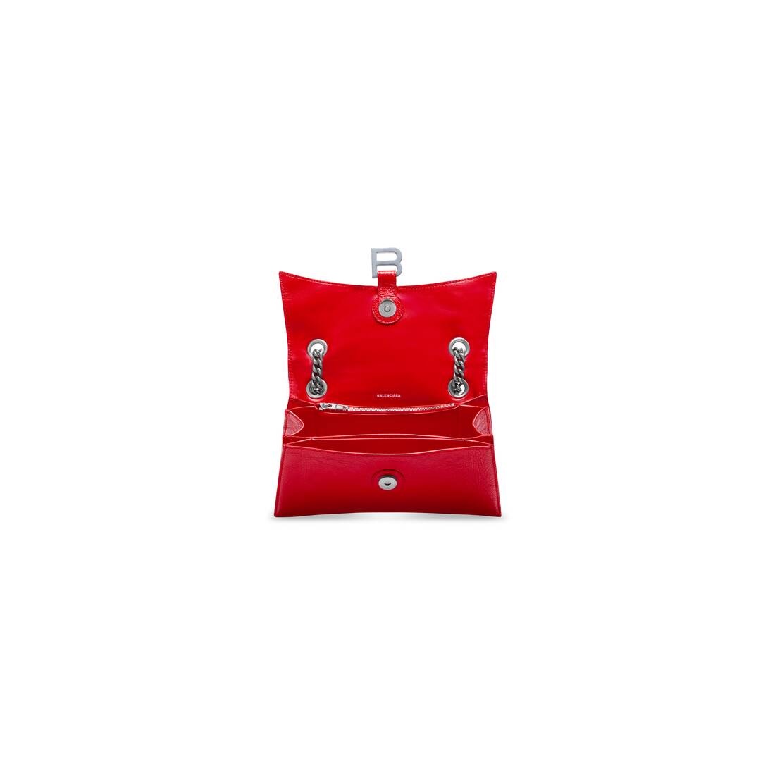 Women's Crush Small Chain Bag  in Red - 7