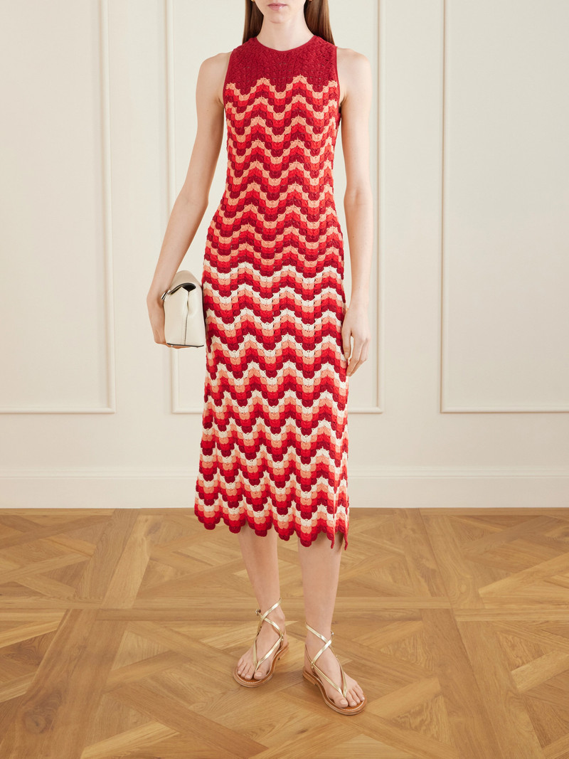 ESCVDO Cuenca Scalloped Crocheted Cotton Maxi Dress outlook