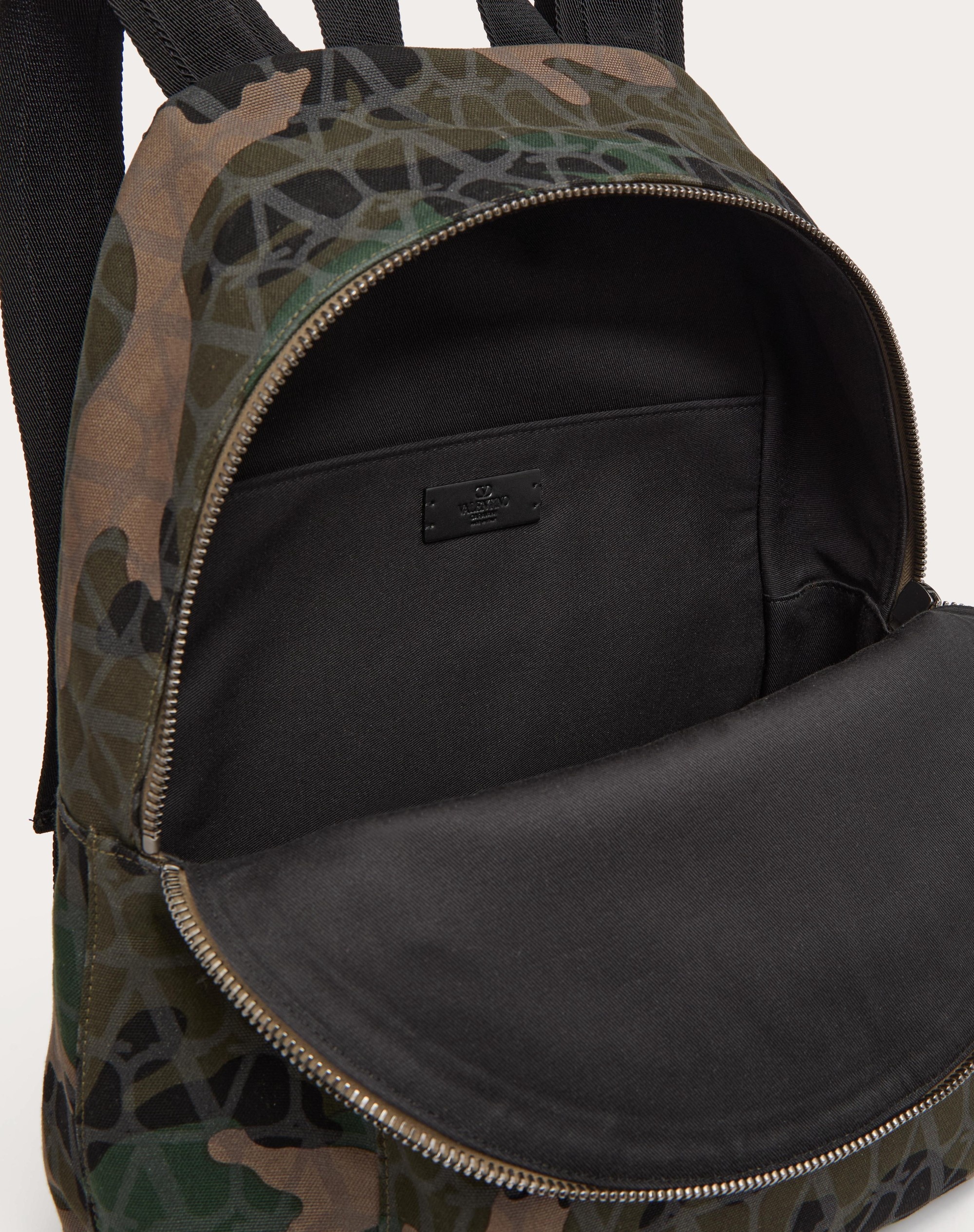 VALENTINO GARAVANI CAMOUTOILE CANVAS BACKPACK - 4