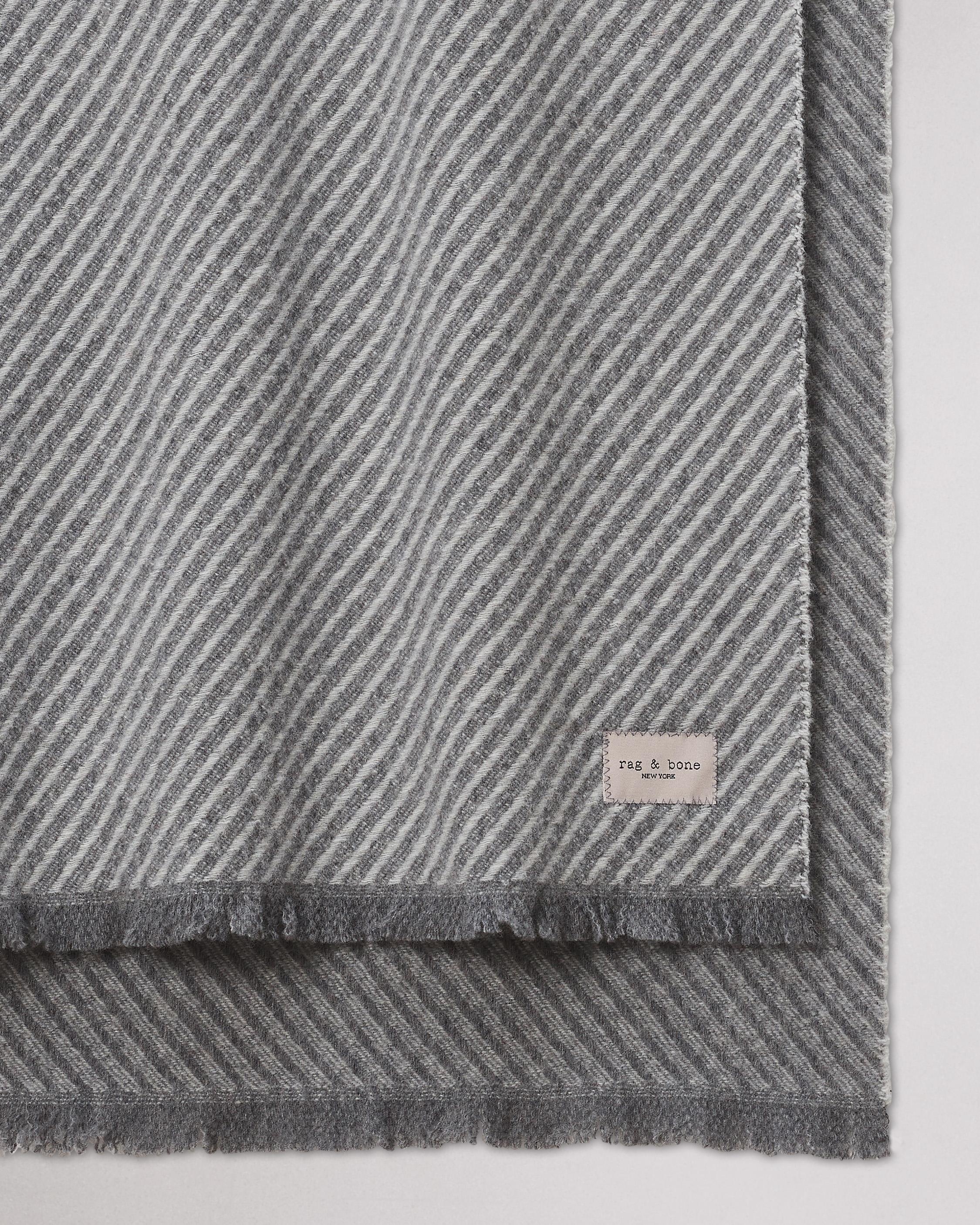 Joni Stripe Wool Scarf - 2