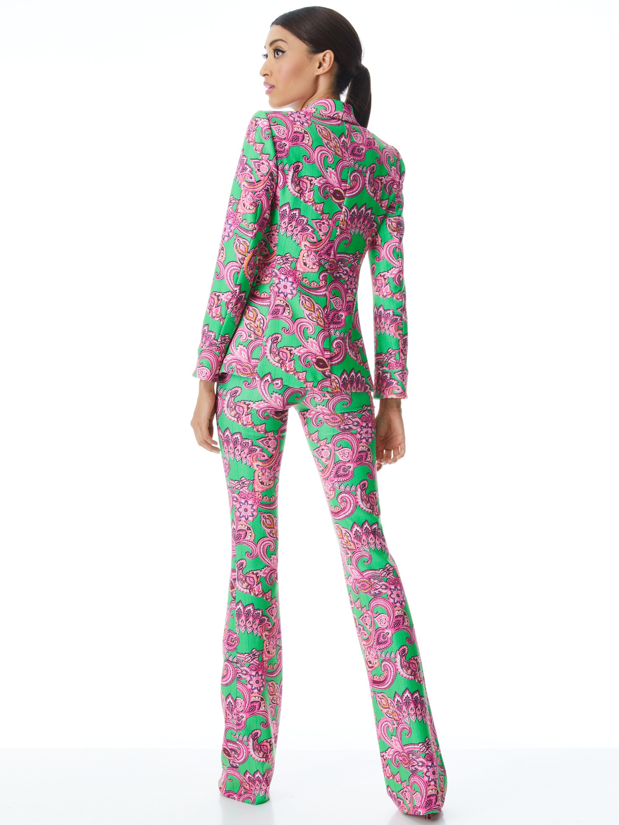 MACEY CUFFED SHAWL COLLAR BLAZER - 3
