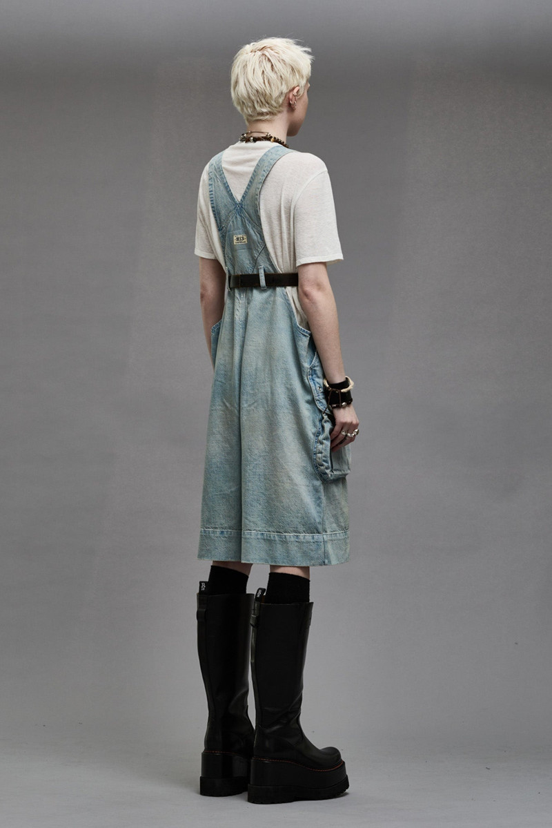 MULTIPOCKET OVERALL SHORT - LENNON BLUE 4