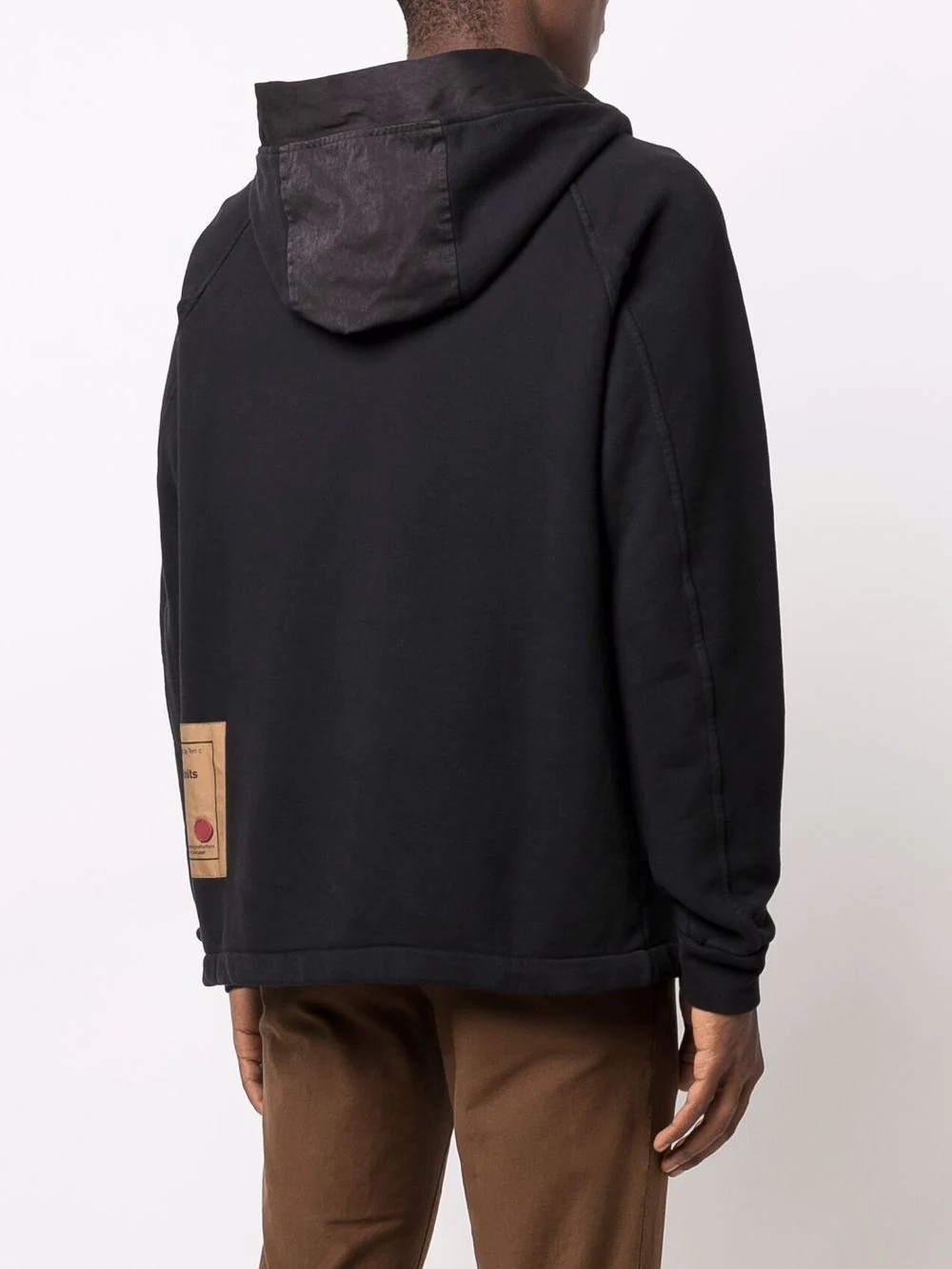 pocket-detail long-sleeve hoodie - 4