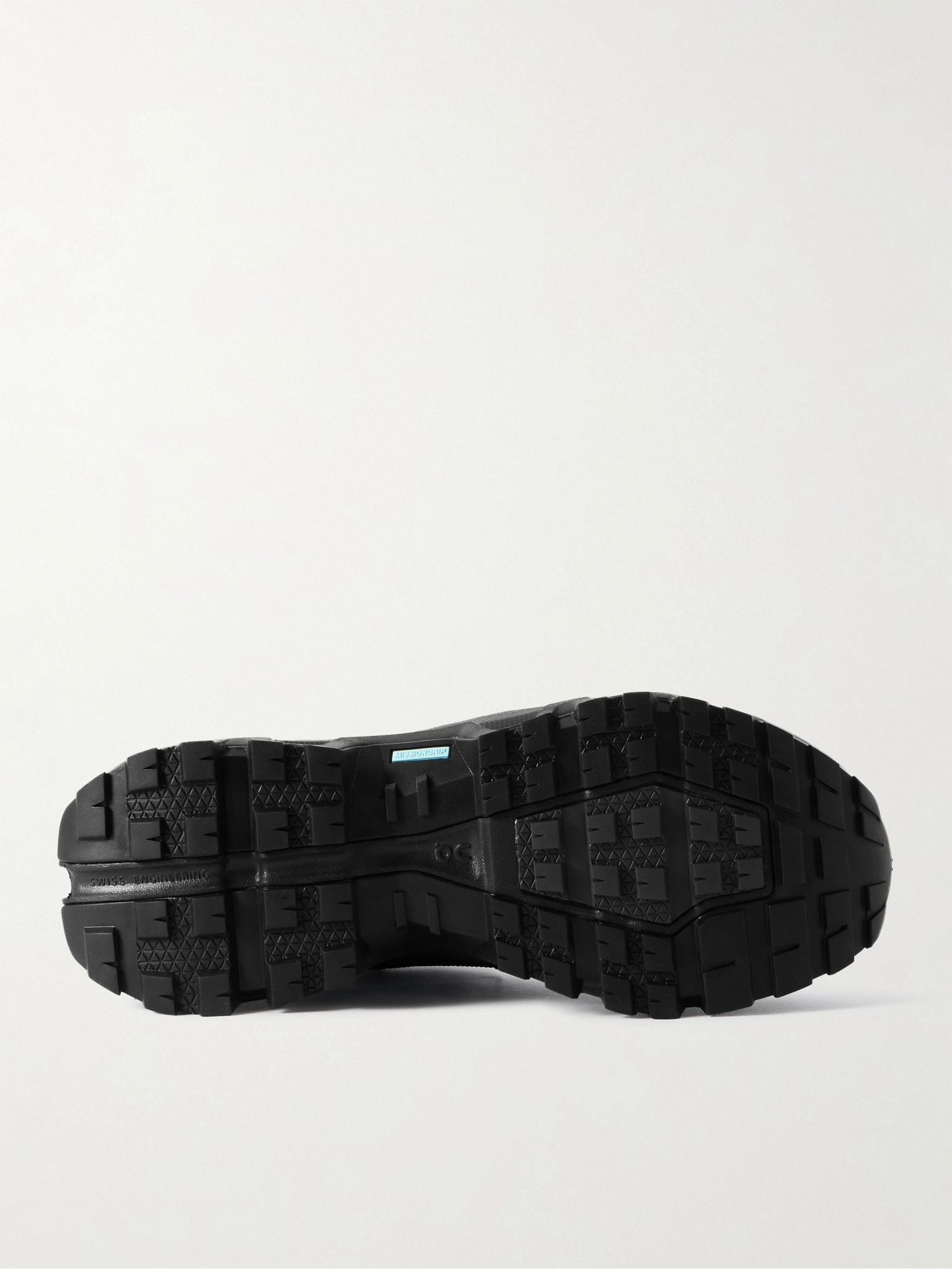 Cloudrock Rubber-Trimmed Mesh Hiking Boots Black - 3