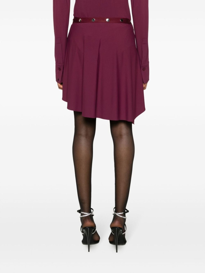 button-embellished asymmetric miniskirt 4