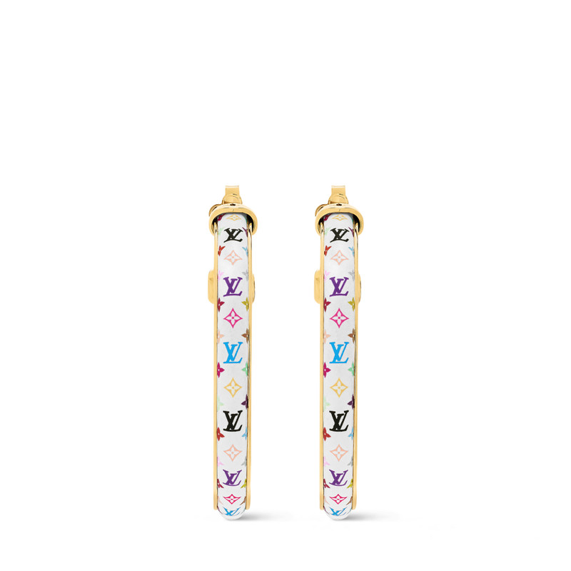LV x TM Monogram Multicolor Earrings 1
