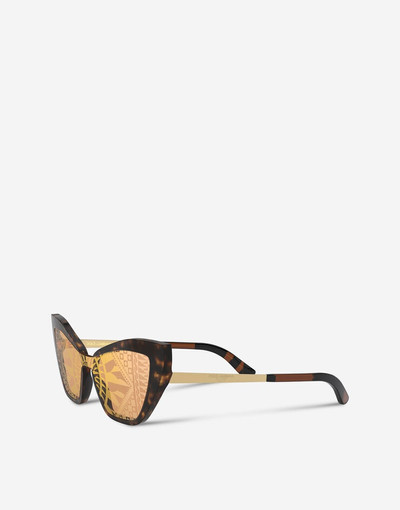 Dolce & Gabbana Half print sunglasses outlook