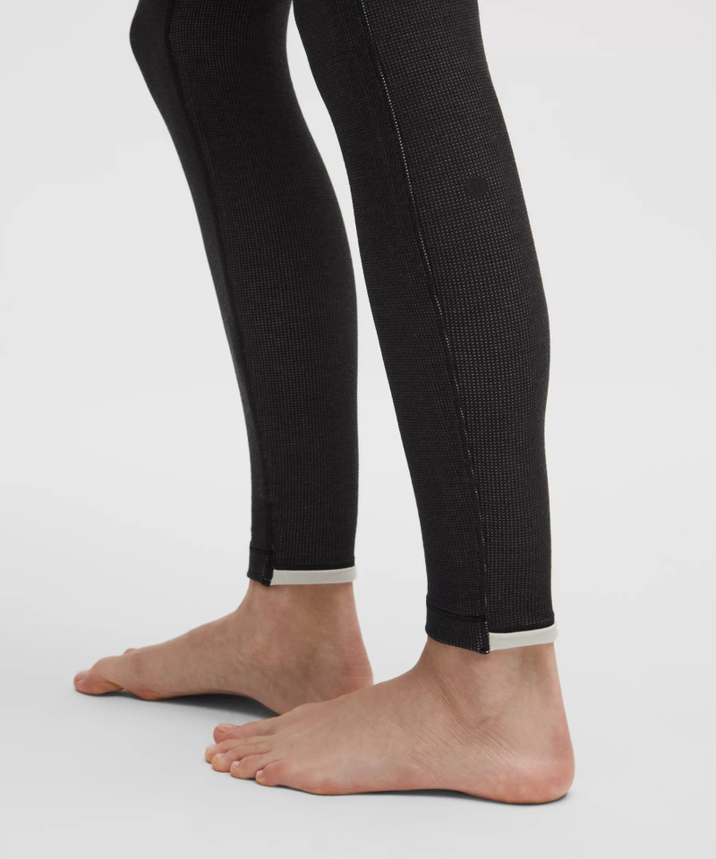 Waffle-Knit High-Rise Base Layer Tight 28" 6