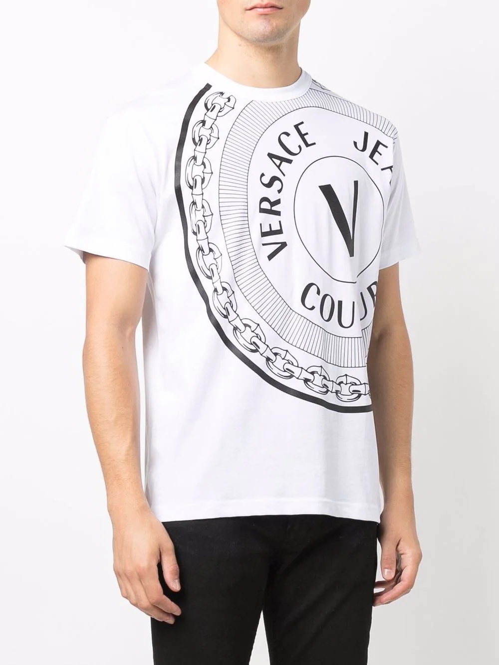 logo-print cotton T-shirt - 3