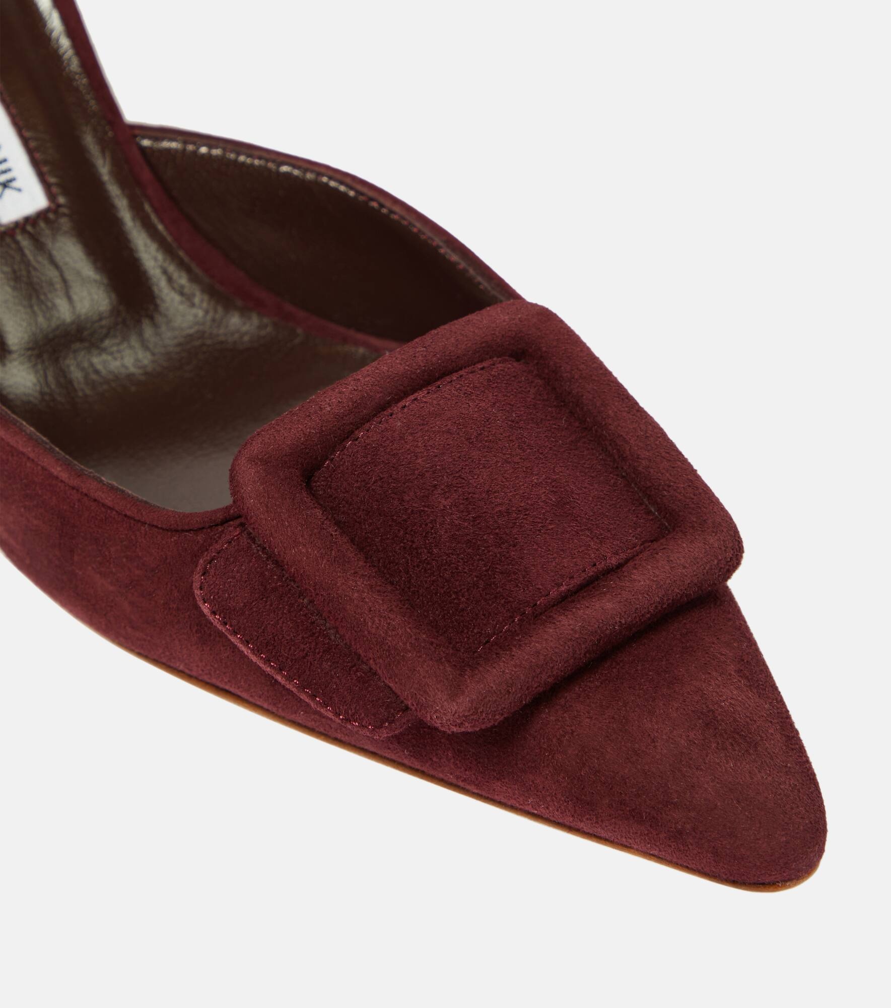 Maysale 70 suede mules - 6