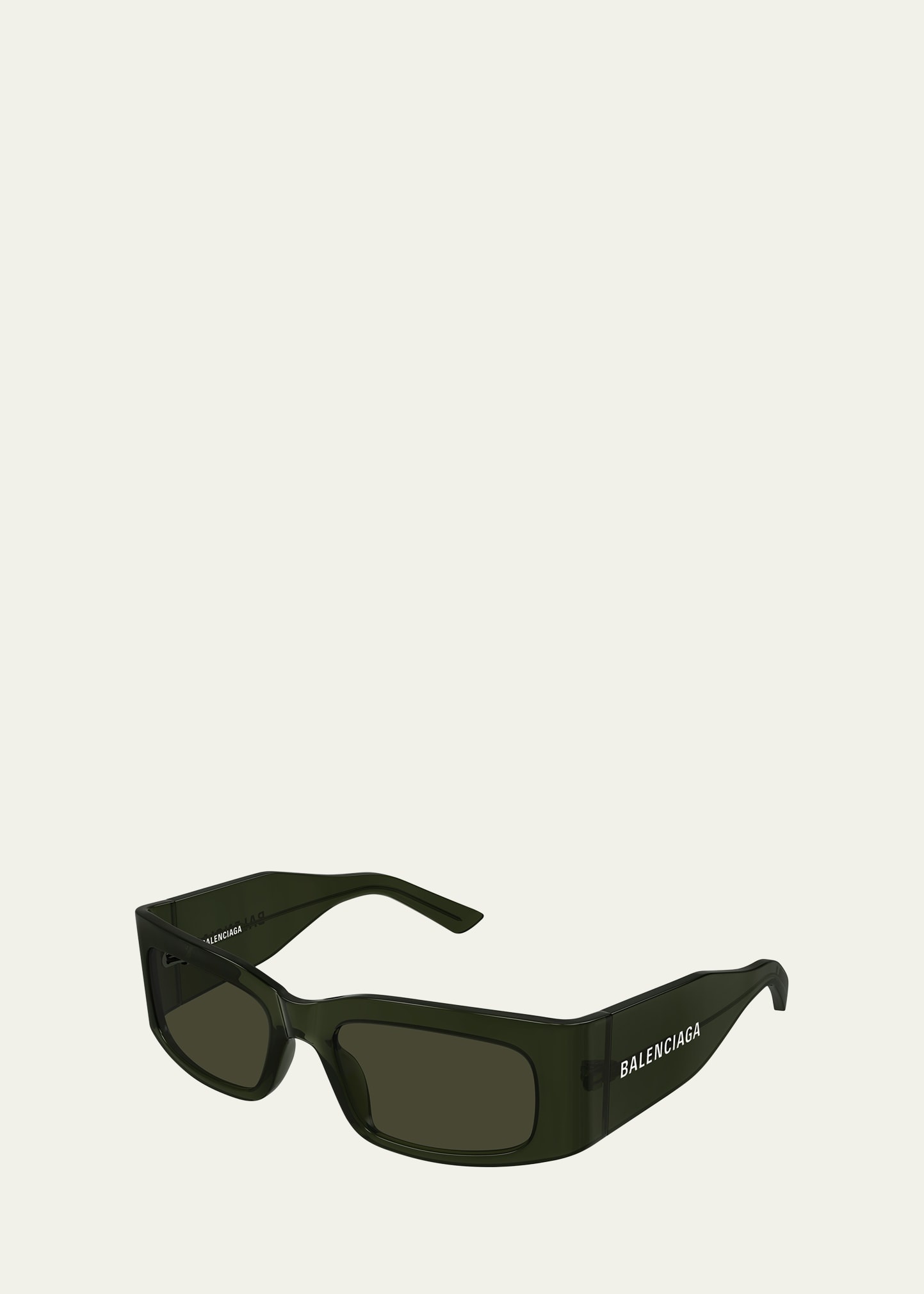 Men's BB0328S Acetate and Nylon Rectangle Sunglasses - 2