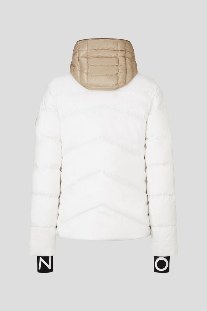 Callie Down ski jacket in Off-white/Beige - 9