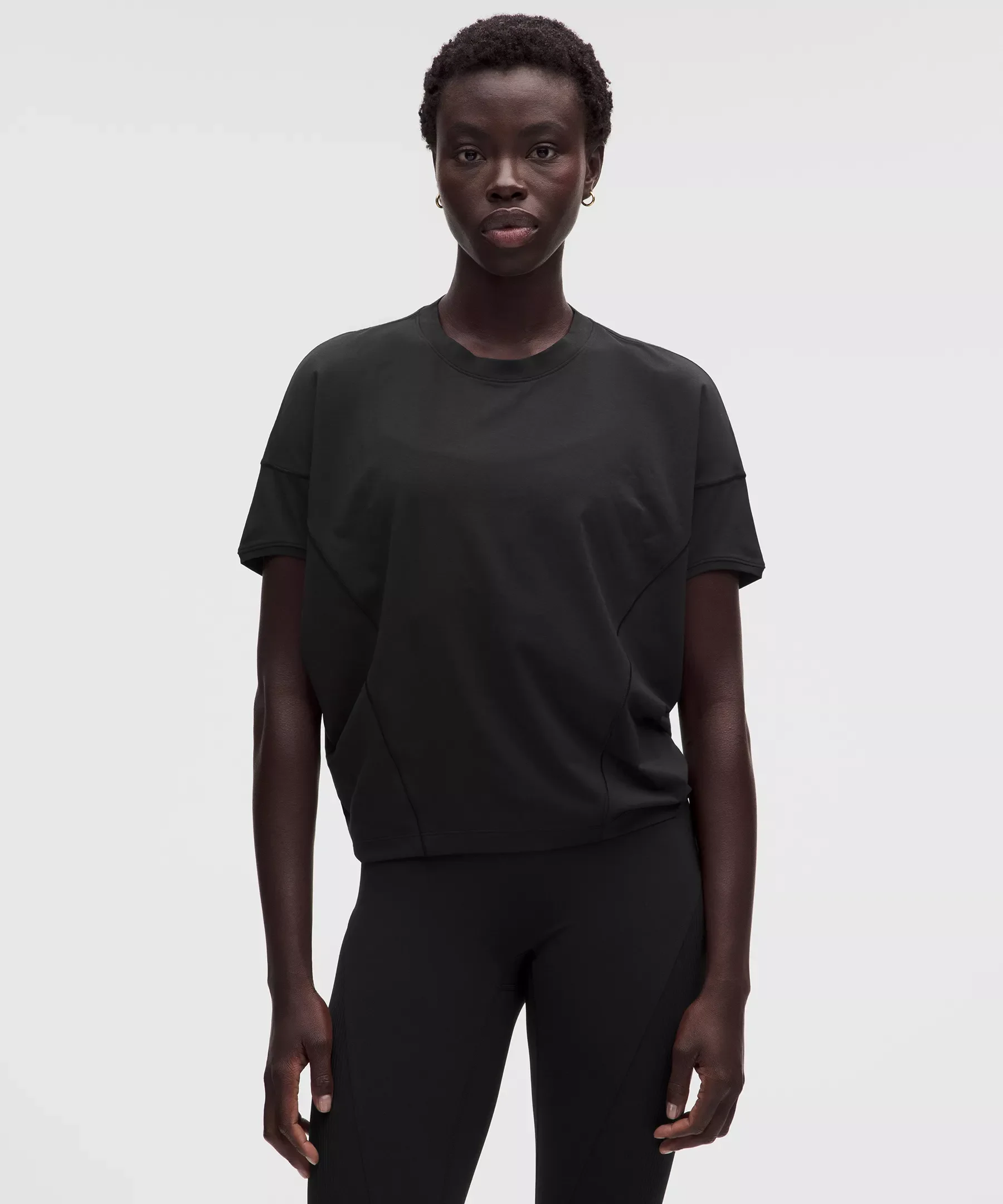 Cotton-Modal-Blend Dolman Tee - 1