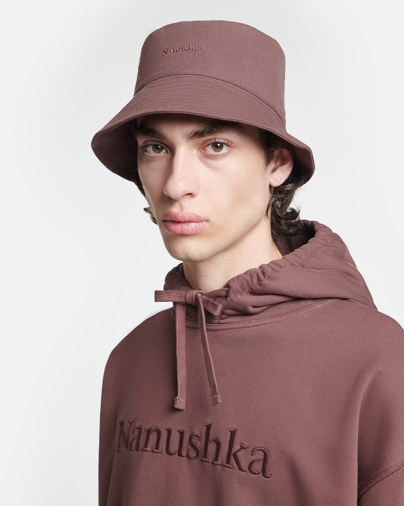 Nanushka Signature Logo Bucket Hat outlook