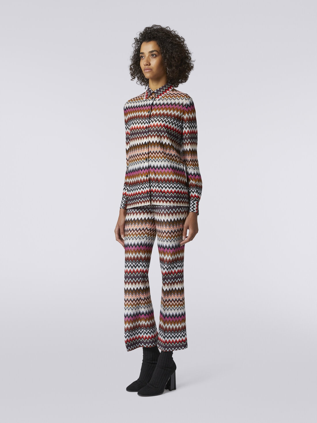 Viscose chevron shirt - 3