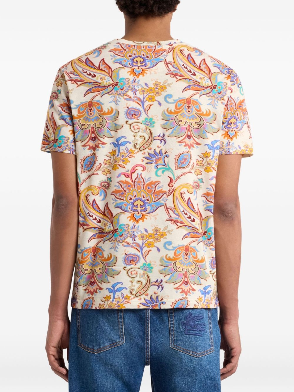paisley-print T-Shirt - 4