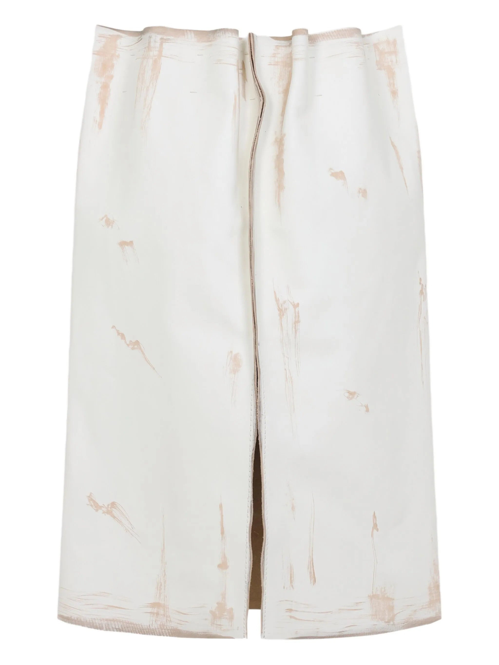 Prada Leather Midi Skirt - 2
