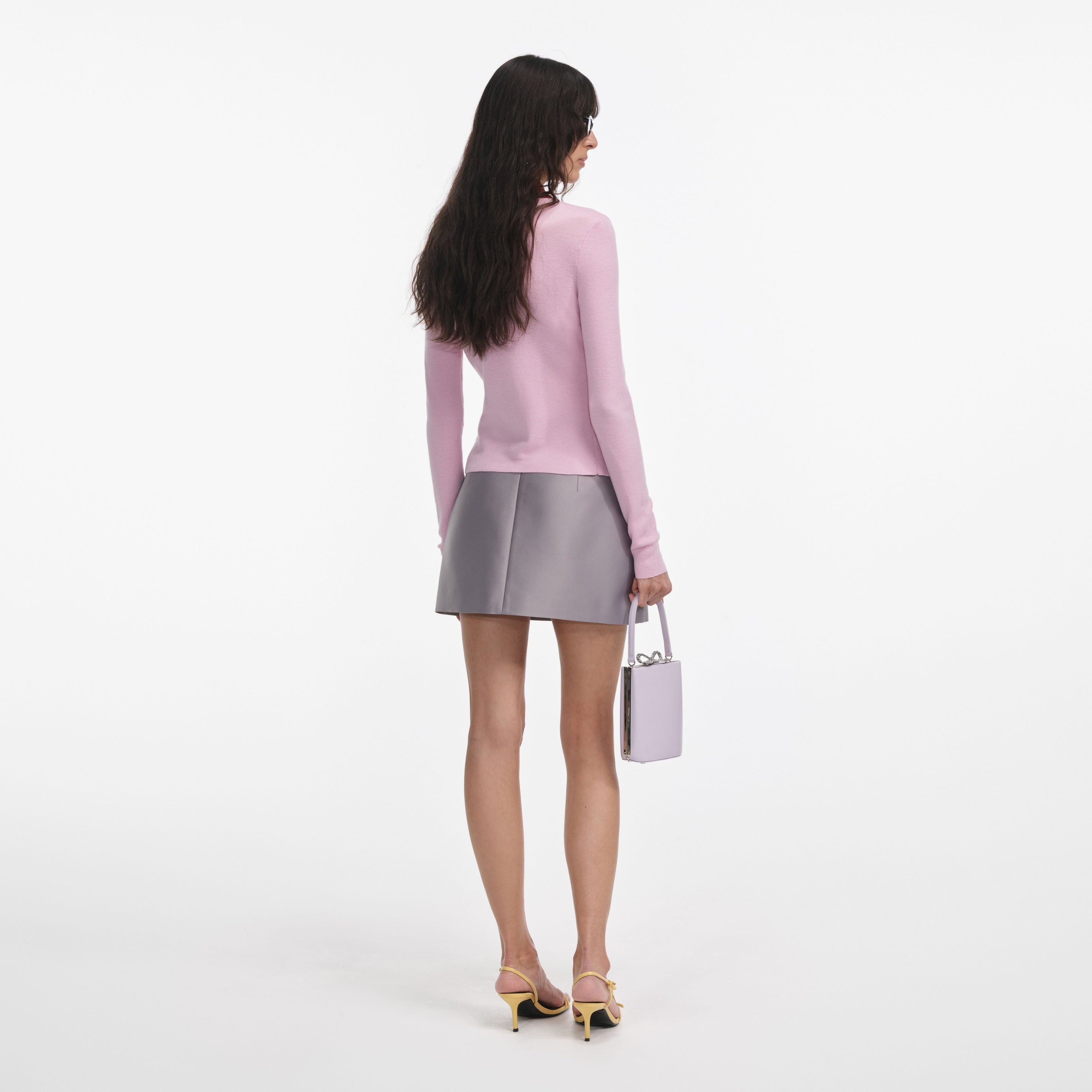 Pink Merino Wool Cardigan - 3