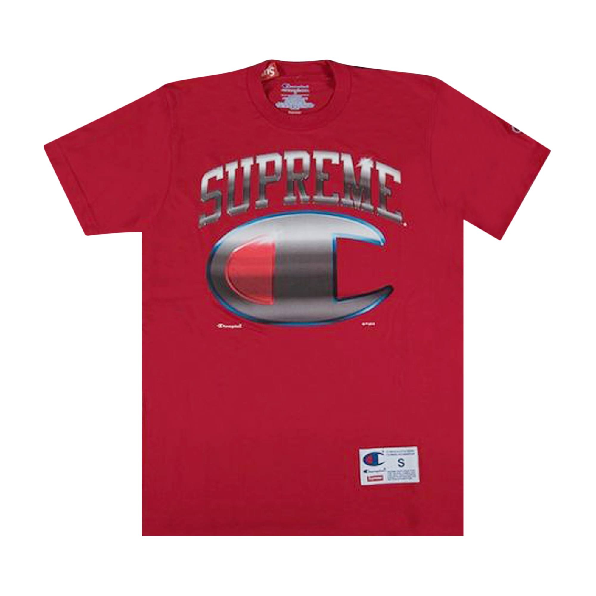 Supreme Champion Chrome Short-Sleeve Top 'Red' - 1