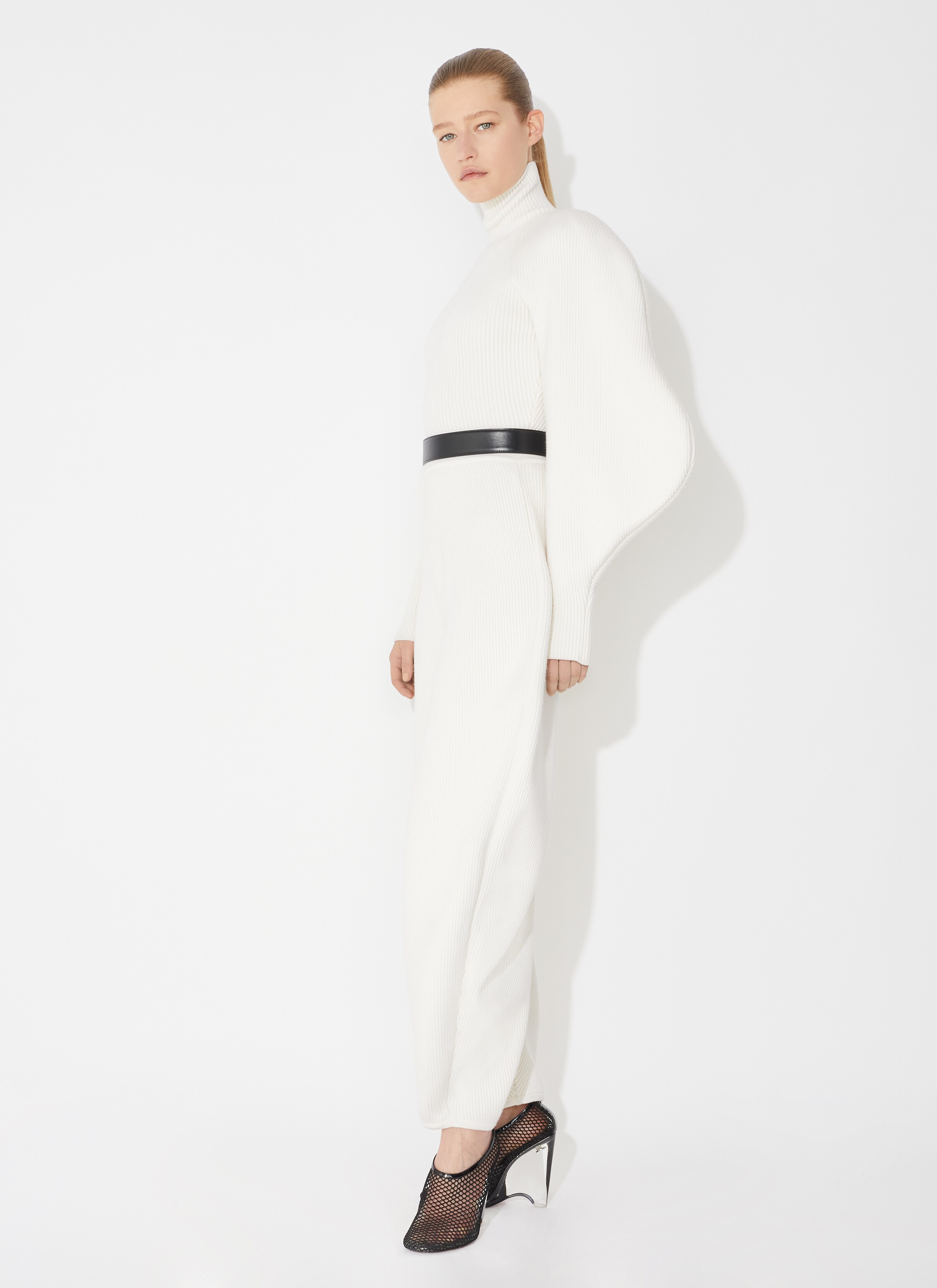 ROUND RIB KNIT PANT - 4