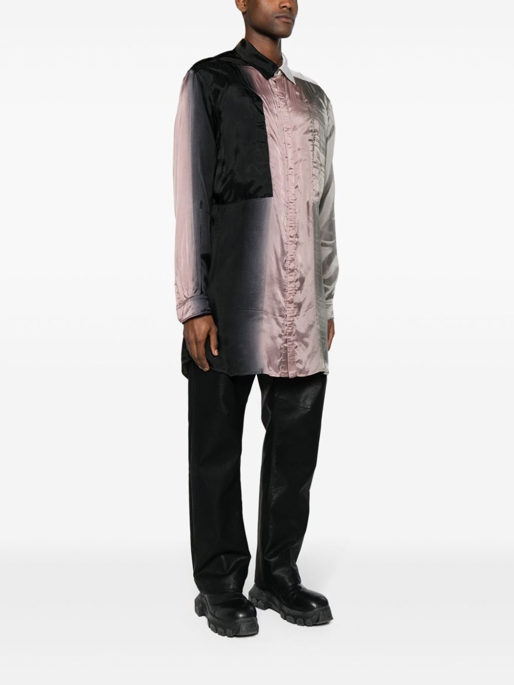Larry Fogpocket ombrÃ© shirt - 5