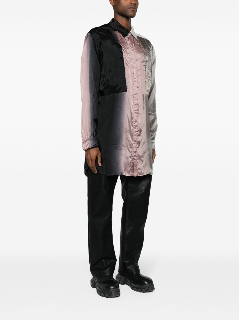 Larry Fogpocket ombrÃ© shirt - 3