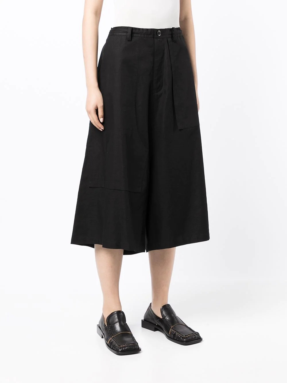 flared culotte trousers - 3