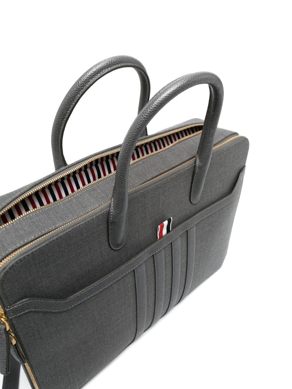 4-Bar double-compartment briefcase - 4