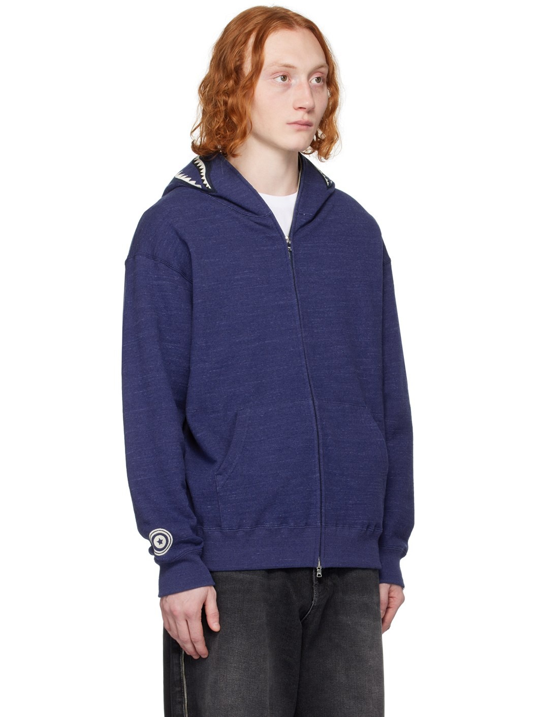 Blue Shark Hoodie - 2